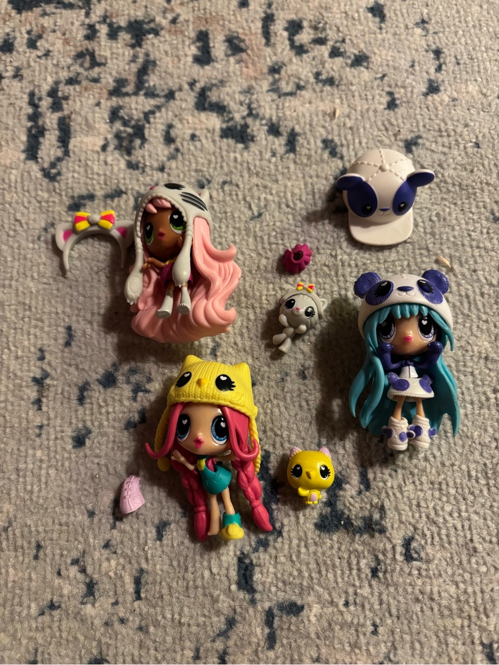 Kawaii Crush dolls and accessories set